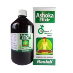 Haslab Ashoka Elixir Tonic For Menstrual Problems, White Discharge, Menses Pain