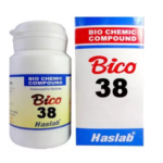 Haslab BICO 38 For Sinusitis, Nasal Blockage, Post Nasal Discharge of Thick Mucus & Headache