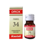 Haslab DROX 34 (Febro Drops) (30ml) For Fever, Lung Infection, Cough