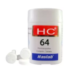 Haslab HC 64 (Glonoine Complex) For High Blood Pressure, Palpitation, Headache, Pulse