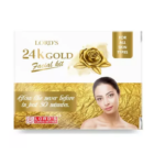 Lords 24K Gold Facial Kit For Glowing All Skin (60gm) For Clear & Glowing Skin, All Skin Types.