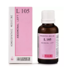 Lords L 105 Abdominal Left (30ml) For Left Side Pain in Abdomen, Left Side Ovary, Kidney