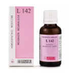 Lords L 142 Migrain Neuralgia Drops (30ml) For Nerve Injuries, Neuralgia, Headache, Reduces Depression