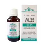 Wheezal WL-35 Student's Headache Drops (30ml) For Dry, Itchy Eyes, Headache after Use of Computers, Excess Studying