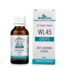 Wheezal WL-45 Anti Snoring Drops (30ml) For Snoring, Relieves Difficult, Obstructed Breath while Sleeping