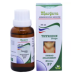 Dr Bhargava Thyrodin Drops (Minims 37) (30ml) For Proper Thyroid Function,Thyroid Dysfunction, Tiredness