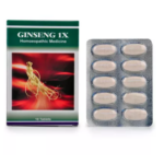 Dr. Bhargava Ginseng 1X Tablets (10tab) For Stress, Boost Energy, Promote Relaxation, Acts Well in Sexual Dysfunction