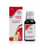 REPL Dr. Advice No 103 (Vaginitis) (30ml) For Inflammation & Pain of Vagina After Coition, Dryness & Itching Vagina
