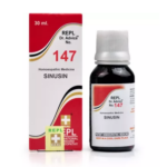REPL Dr. Advice No 147 (Sinusin) (30ml) For Sinusitis, Headache, Thick Nasal Discharge, Cough & Congestion