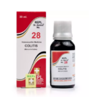 REPL Dr. Advice No 28 (Colitis) (30ml) For Stool with Mucus and Blood, Intestinal Cramping, Frequent Urge for Stool