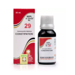 REPL Dr. Advice No 29 (Constipation) (30ml) For Stool Hard & Dry, Itching Rectum, No Urge to Pass Stool