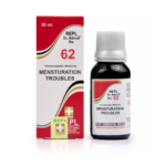 REPL Dr. Advice No 62 (Mensturation Troubles) (30ml) For Delayed Menstruation, Relieves Cramps in Pelvis/Abdomen in Menses