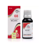REPL Dr. Advice No 68 (Malaria) (30ml) For High Temperature with Chillness, Pain in Body, Excessive Thirst