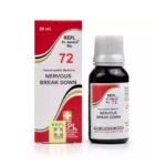 REPL Dr. Advice No 72 (Nervous Break Down) (30ml) For Tension & Fear, Mental Fatigue, Depression