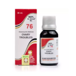 REPL Dr. Advice No 76 (Ovary Troubles) (30ml) For Ovary Pain With Swelling, Ovarian Cyst & Swellings, Delayed Menstruation