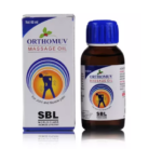 SBL Orthomuv Massage Oil (60ml) For Joint, Muscular Pain, Stiffness, Neck, Back, Knee Pain