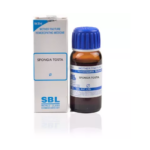 SBL Spongia Tosta 1X (Q) For Hard & Enlarged Glands, Neck Swellings, Cough & Suffocative Breath