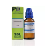 SBL Acid Oxalicum Dilution (30ml) For Hoarseness, Joint Pains, Burning Pains, Numbness, Gouty Pains