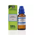 SBL Acidum Sulphurosum Dilution (30ml) For Acne Rosacea, Colds, Constipation, Eczema, Sore Nipples, Stomach Ulcer