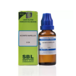 SBL Aconite Napellus Dilution (30ml) For High Temperature, Coryza, Dry Cough, Headache, Colic, Anxiety, Piles