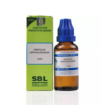 SBL Aesculus Hippocastanum Dilution (30ml) For Bleeding Hemorrhoids, Painful Piles, Varicose Veins, Backache