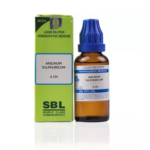 SBL Anilinum Sulphuricum Dilution (30ml) For Eczema, Swelling, Itching, Vomiting