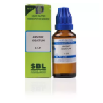 SBL Arsenic Iodatum Dilution (30ml) For Lowers High Body Temperature, Cough, Acne, Ear, Lung Infection, Stammering