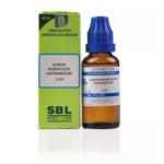 SBL Aurum Muriaticum Natronatum Dilution (30ml) For Uterine Swelling, Ovarian Cysts, Swelling of Testicles, Warts on Tongue