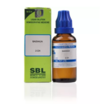 SBL Badiaga Dilution (30ml) For Scalp Dandruff, Coryza, Swollen Glands, Stomach Pain, Sore Pains