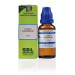 SBL Cuprum Sulphuricum Dilution (30ml) For Vomiting, Cough, Itching, Dry Skin, Swollen Face, Enlarged Liver