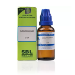 SBL Curcuma Longa Dilution (30ml) For Sprains, Jaundice, Flatulence, Blood Purifier, Skin Eruptions