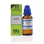 SBL Cyclamen Europaeum Dilution (30ml) For Irregular Profuse Menses, Headache, Vertigo, Itchy Scalp, Bleeding Pile