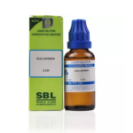 SBL Dulcamara Dilution (30ml) For Dryness, Mouth Ulcers, Abdominal Pains, Red Rash, Joint Pains