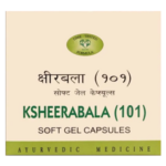 AVN Ksheerabala (101) Soft Gel (120 Capsules) For Arthritis, Neuro-Muscular Pains, Sciatica, Spondylosis & Vata Disorders