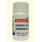 Baidyanath Chandrakant Ras (80 Tablets) For Asthma, Bronchitis, Fever, High Sugar Levels, Men's Weakness, Nocturnal Emission