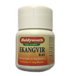 Baidyanath Ekangvir Ras (40 Tablets) For Facial Palsy, Weakness Of Limbs, Sciatica, Cervical Spondylosis
