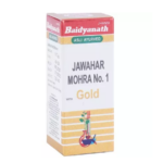 Baidyanath Jawaharmohra No 1 (10 Tablets) For Cardiac Tonic, Heart, Brain Nerves, Blood Vessels