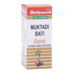 Baidyanath Muktadi Bati (Swarna Moti Kesar Yukta) For Cough & Fever, Indigestion, Children During Infancy