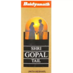 Baidyanath Shrigopal Tel (Kesar Amber Yukt) (Oil) (50ml) For Restoring Energy, Might Improve Vitality, Physical Strength, Stamina in Men