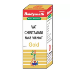 Baidyanath Vatchintamani Ras Vrihat (Swarna Moti Yukta) For Weakness of Limbs, Nerve Pains, Convulsions, Tremors, Vertigo & Migraine