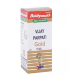 Baidyanath Vijay Parpati (Swarna Moti Yukta) (1gm) For Digestion, Diarrhea, Piles, Cough, Cold, Mild to High Temperature, Colic, Liver Troubles