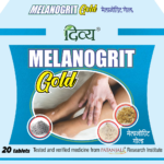 Divya Melanogrit Gold (20 Tablets) For Leucoderma, Large White Patches On The Skin