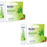 (Pack Of 2) Srisri Tattva Nasya Inhaler (0.5ml Each) Breathe Easy For Nasal Passages, Respiratory Discomforts, Relaxation & Well-Being