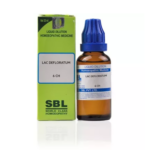 SBL Lac Defloratum Dilution (30ml) For Less Weight, Milk Intolerance, Vomiting, Nausea, Headache, Straining