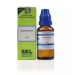 SBL Laurocerasus Dilution (30ml) For Tickling Cough, Cyanosis, Dyspnea, Diarrhoea, Dysmenorrhea