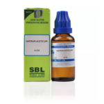 SBL Natrum Aceticum Dilution (30ml) For Inflammations, Sore Throat, Difficult Breathing, Skin Rash