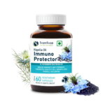 SupaSupp Nigella Oil Immuno Protector 500mg (60 Veg Capsules) For Respiratory Health & Immunity
