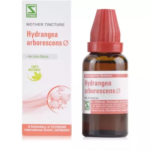 Willmar Schwabe India Hydrangea Arborescens Tincture (Q) For Renal Stones, Enlarged Prostate