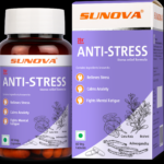Sunova Anti-Stress (60 Veg. Capsules) For Fights Mental Fatigue, Relieve Stress & Calms Anxiety