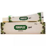 Charak Femiplex Gel (30gm) For Reduces Excessive Vaginal Discharge, Itching & Burning